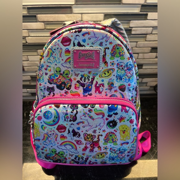 Rare Lisa Frank Loungefly Backpack - Picture 4 of 9